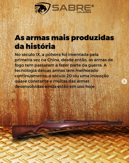 Aqui estão as armas mais produzidas da história