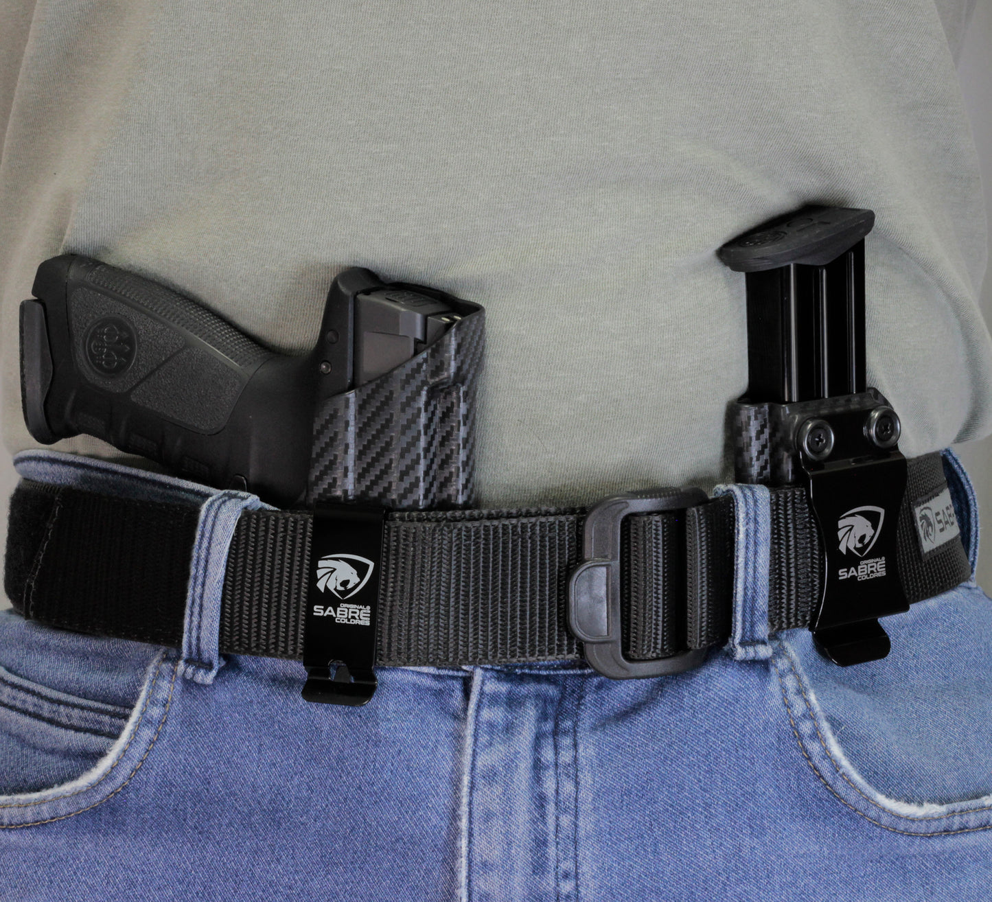 Porta Carregador Kydex IWB - Elite Cor: Fibra de Carbono