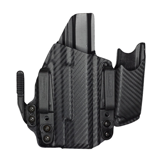 Coldre Kydex IWB - Sidecar Com Lanterna Cor: Fibra de Carbono