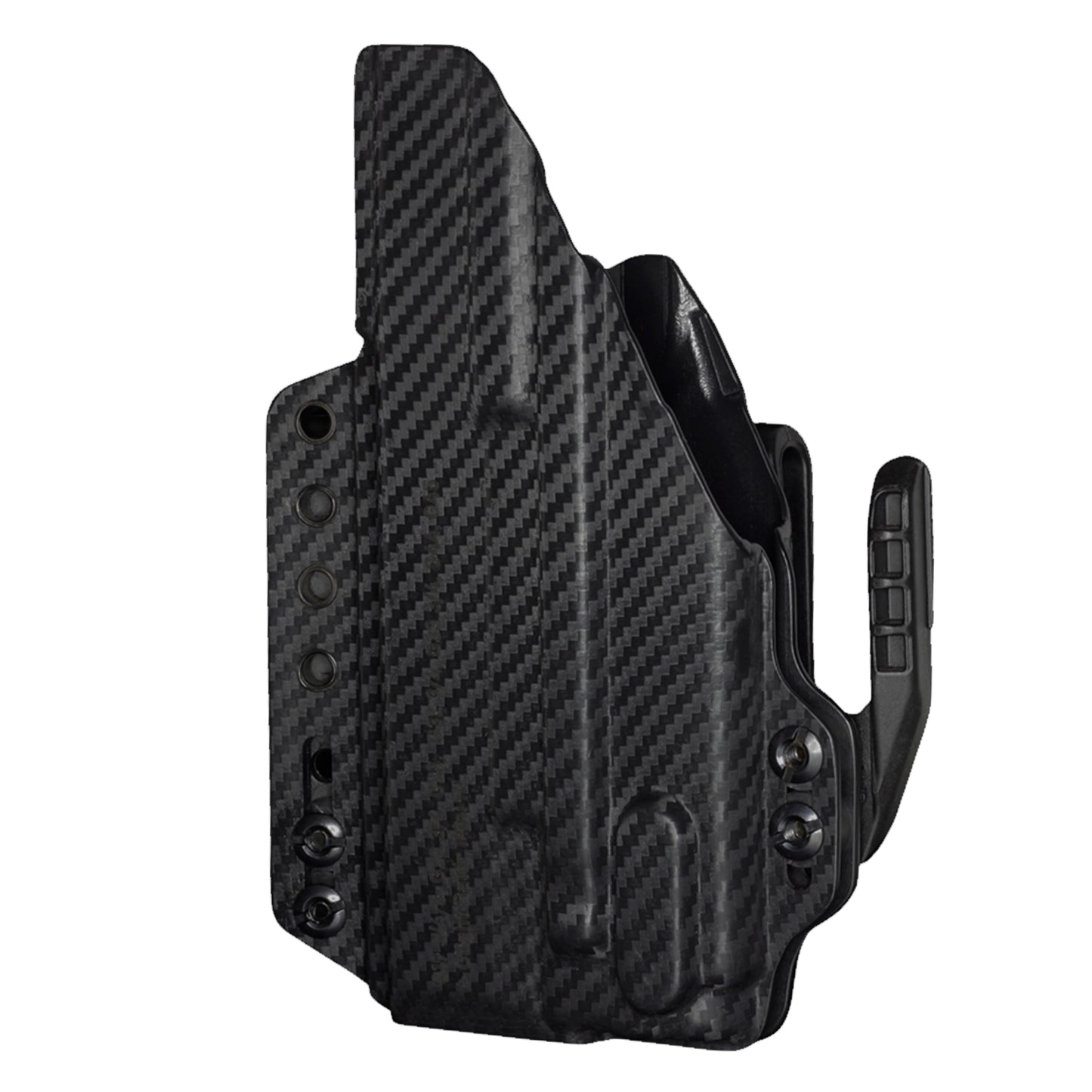 Coldre Kydex IWB - Torsion Com Lanterna Cor: Fibra de Carbono
