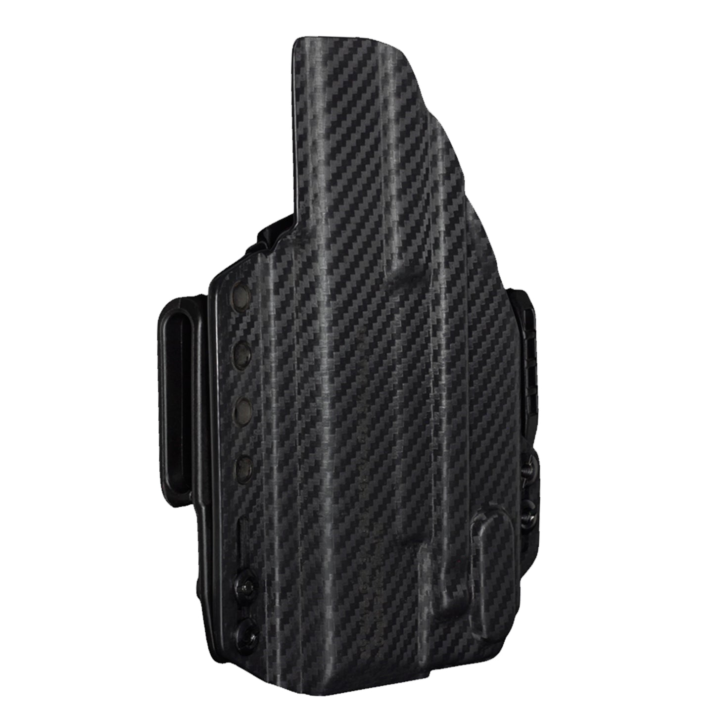 Coldre Kydex IWB - Torsion Com Lanterna Cor: Fibra de Carbono