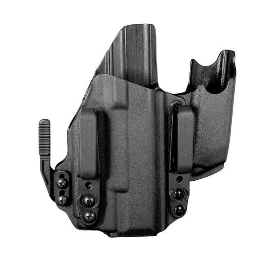 Coldre Kydex IWB - Sidecar Com Lanterna Cor: Preto Tático