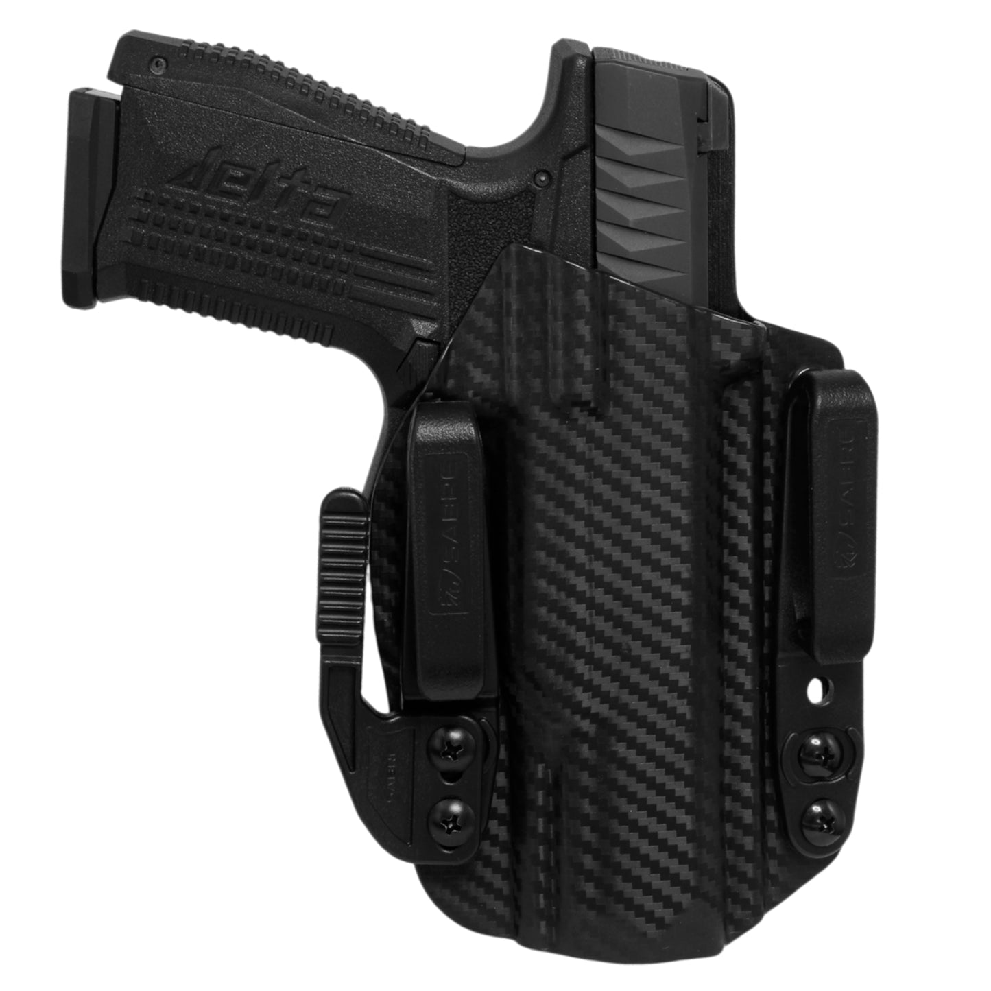 Coldre Kydex IWB - Torsion Cor: Fibra de Carbono