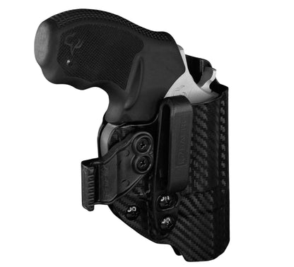 Coldre Kydex IWB - Elite Para Revólver Cor: Fibra de Carbono