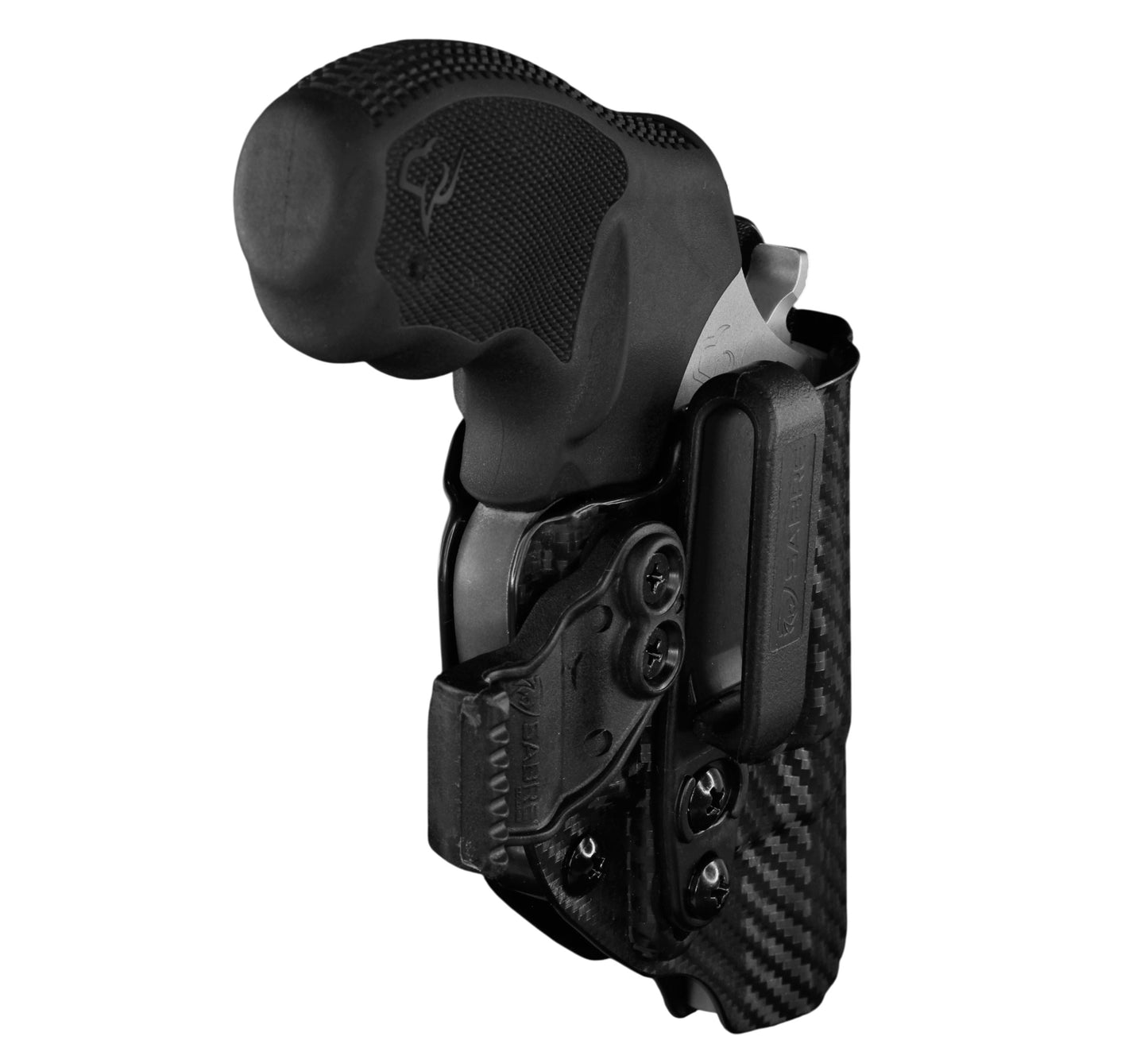 Coldre Kydex IWB - Elite Para Revólver Cor: Fibra de Carbono