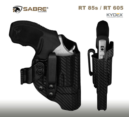 Coldre Kydex IWB - Elite Para Revólver Cor: Fibra de Carbono