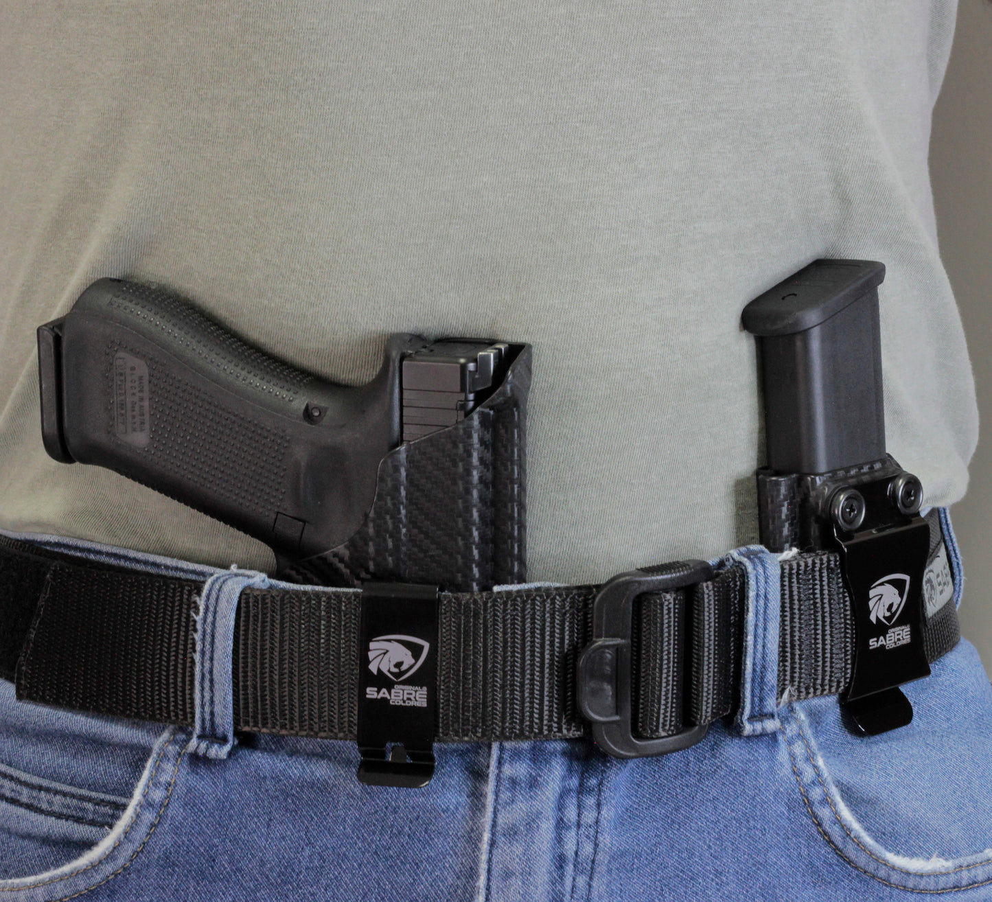 Porta Carregador Kydex IWB - Elite Cor: Fibra de Carbono