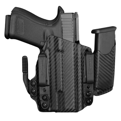 Coldre Kydex IWB - Sidecar Com Lanterna Cor: Fibra de Carbono