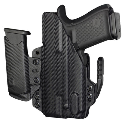Coldre Kydex IWB - Sidecar Com Lanterna Cor: Fibra de Carbono