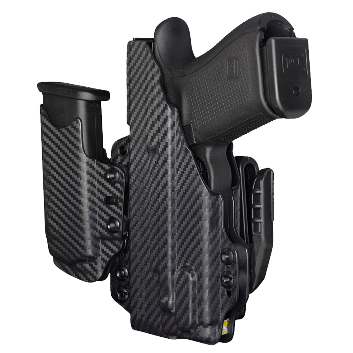 Coldre Kydex IWB - Sidecar Com Lanterna Cor: Fibra de Carbono