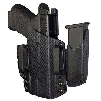 Coldre Kydex IWB - Sidecar Com Lanterna Cor: Fibra de Carbono