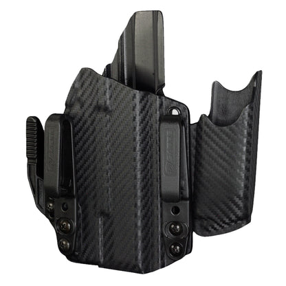 Coldre Kydex IWB - Sidecar Com Lanterna Cor: Fibra de Carbono