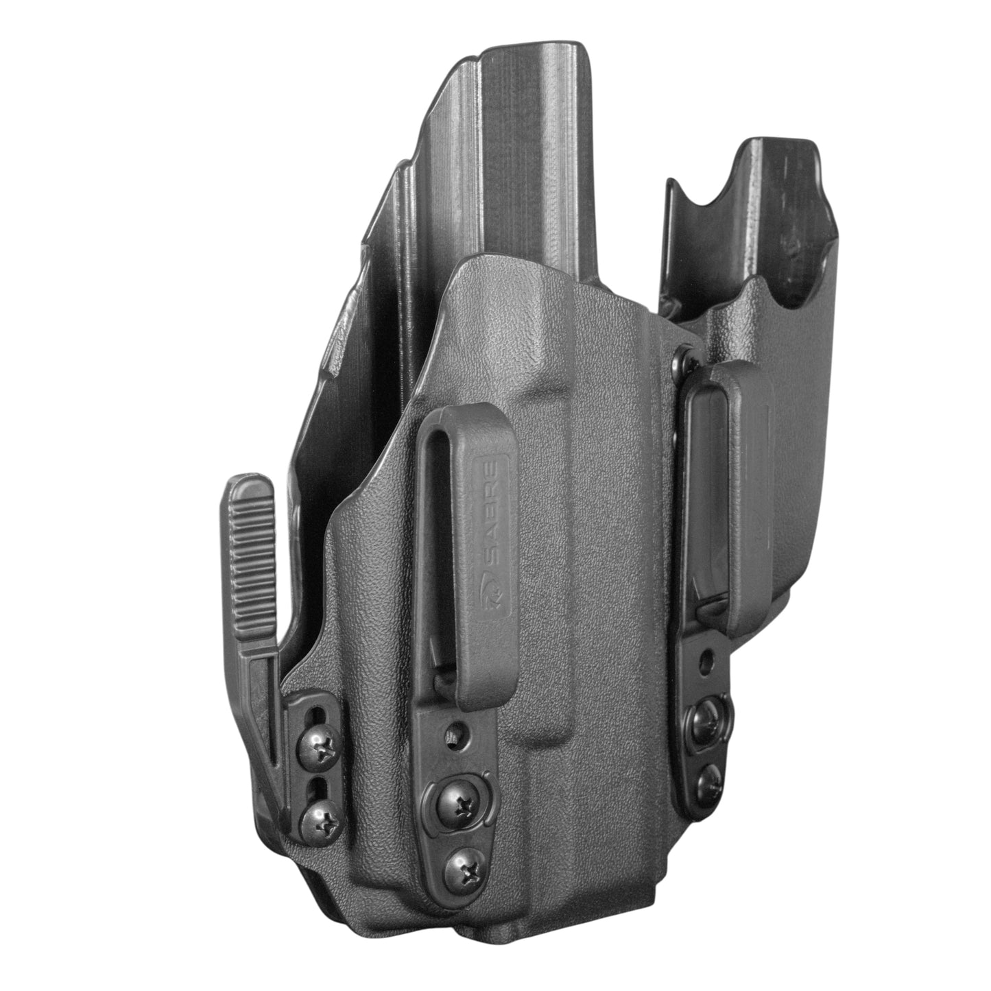 Coldre Kydex IWB - Sidecar Com Lanterna Cor: Preto Tático