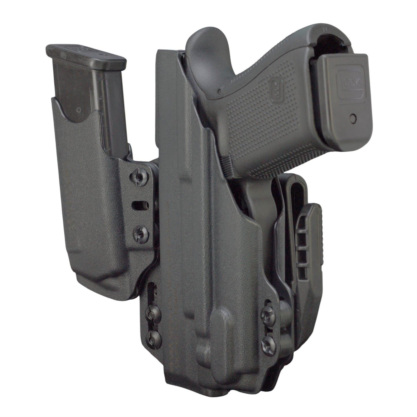 Coldre Kydex IWB - Sidecar Com Lanterna Cor: Preto Tático