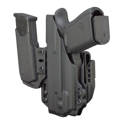 Coldre Kydex IWB - Sidecar Com Lanterna Cor: Preto Tático