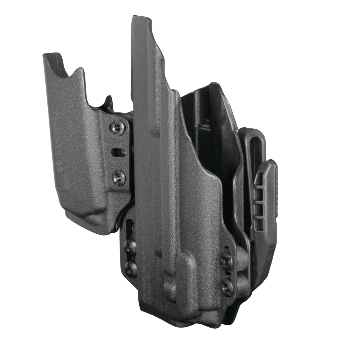 Coldre Kydex IWB - Sidecar Com Lanterna Cor: Preto Tático