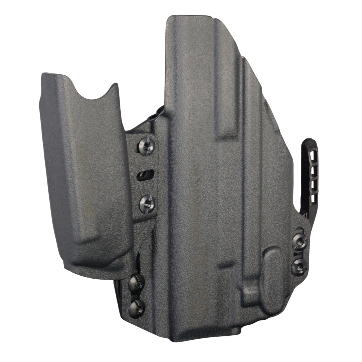 Coldre Kydex IWB - Sidecar Com Lanterna Cor: Preto Tático