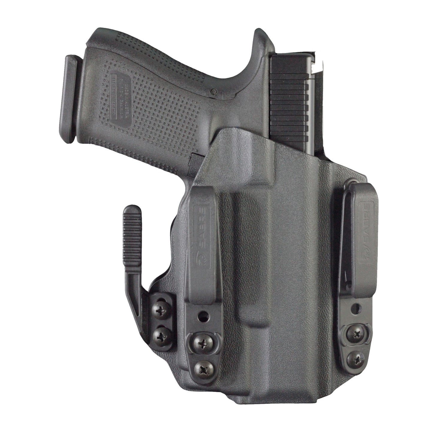 Coldre Kydex IWB - Torsion Com Lanterna Cor: Preto Tático