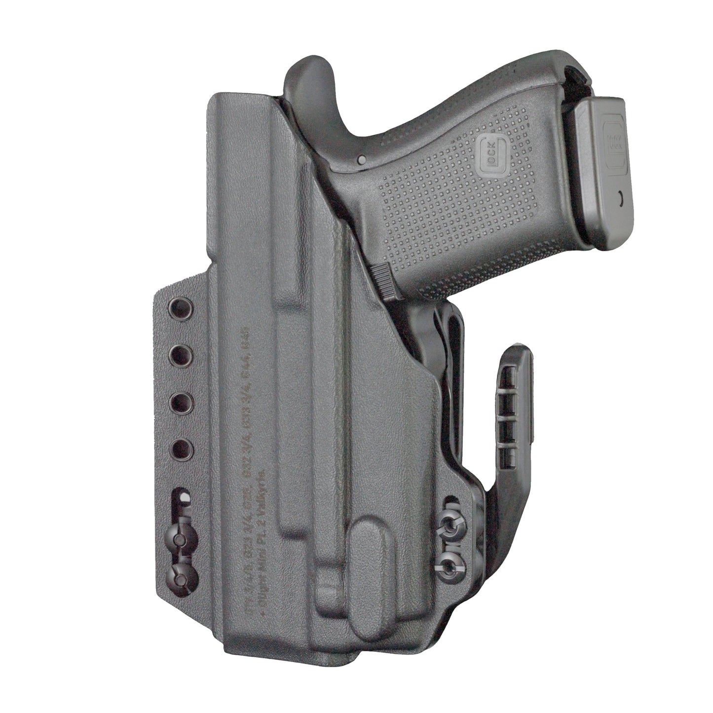 Coldre Kydex IWB - Torsion Com Lanterna Cor: Preto Tático