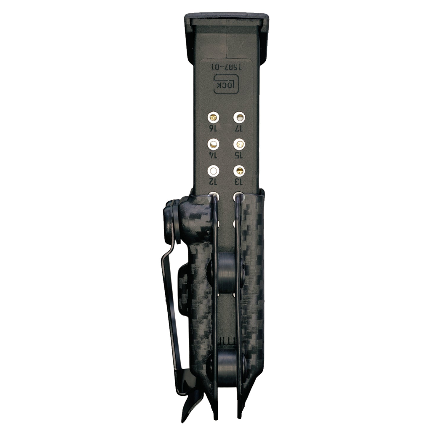 Porta Carregador Kydex IWB - Elite Cor: Fibra de Carbono