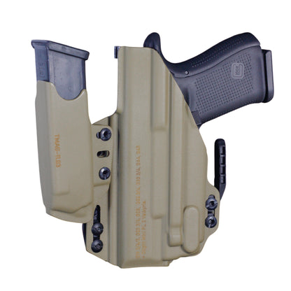 Coldre Kydex IWB - Sidecar Com Lanterna Cor: Bege