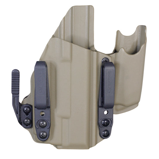 Coldre Kydex IWB - Sidecar Com Lanterna Cor: Bege