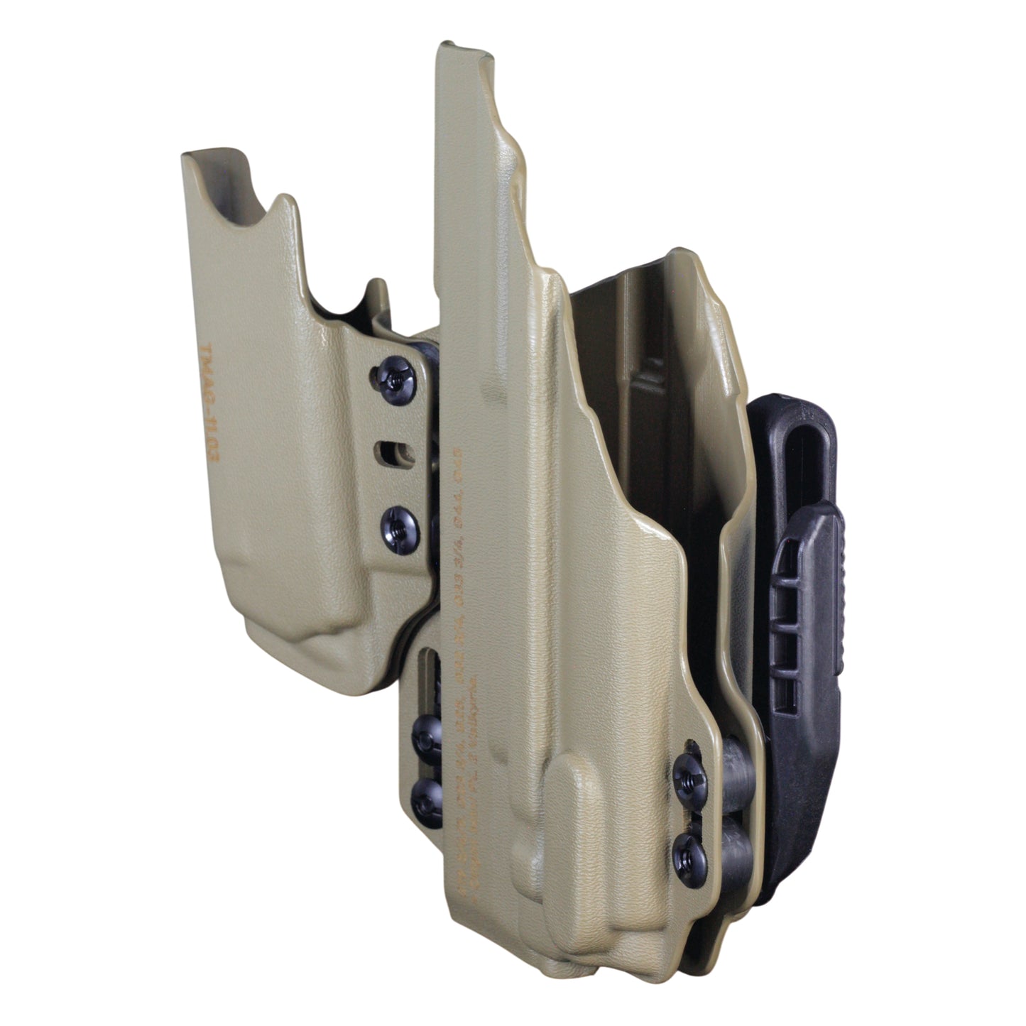 Coldre Kydex IWB - Sidecar Com Lanterna Cor: Bege