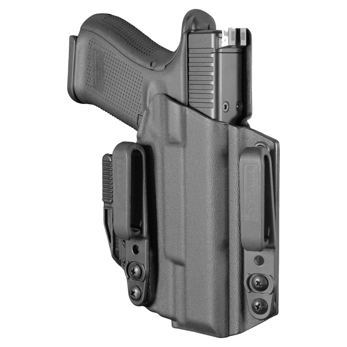 Coldre Kydex IWB - Torsion Com Lanterna Cor: Preto Tático