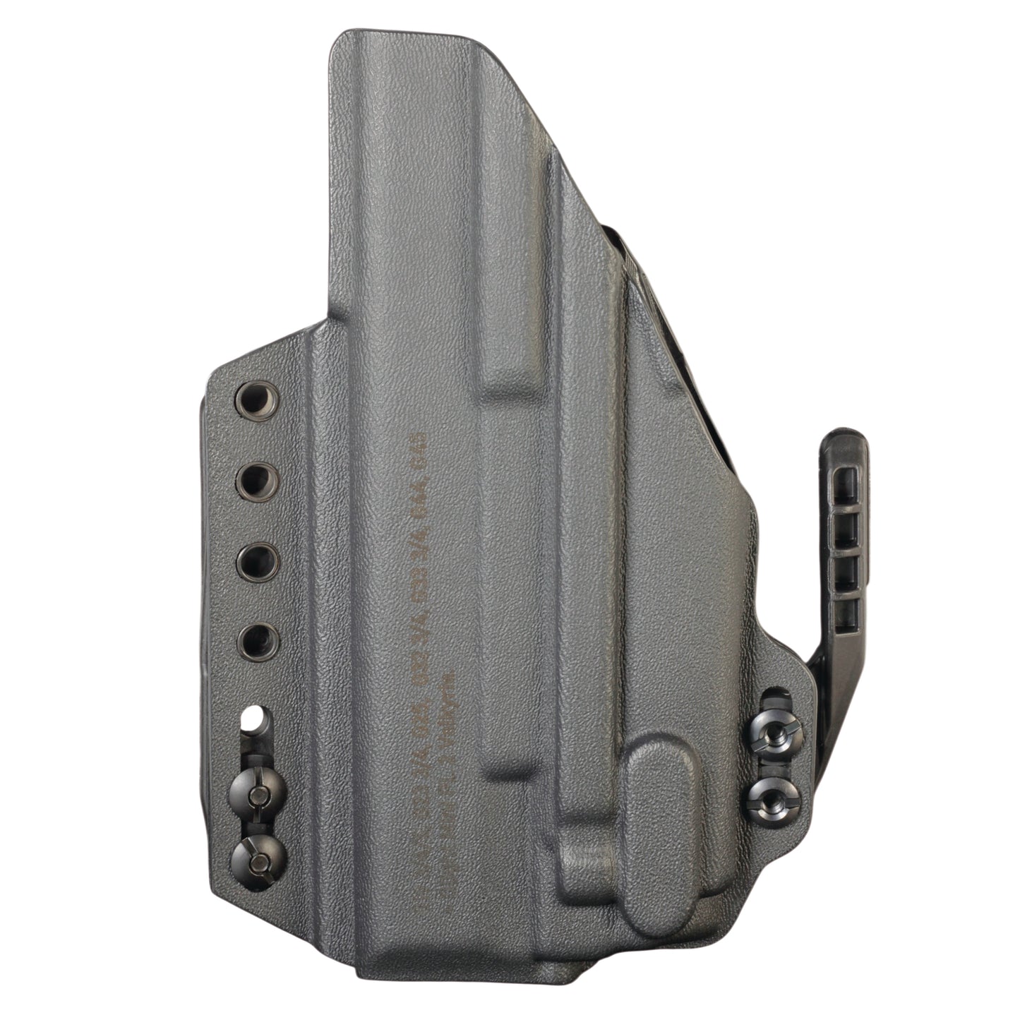 Coldre Kydex IWB - Torsion Com Lanterna Cor: Preto Tático