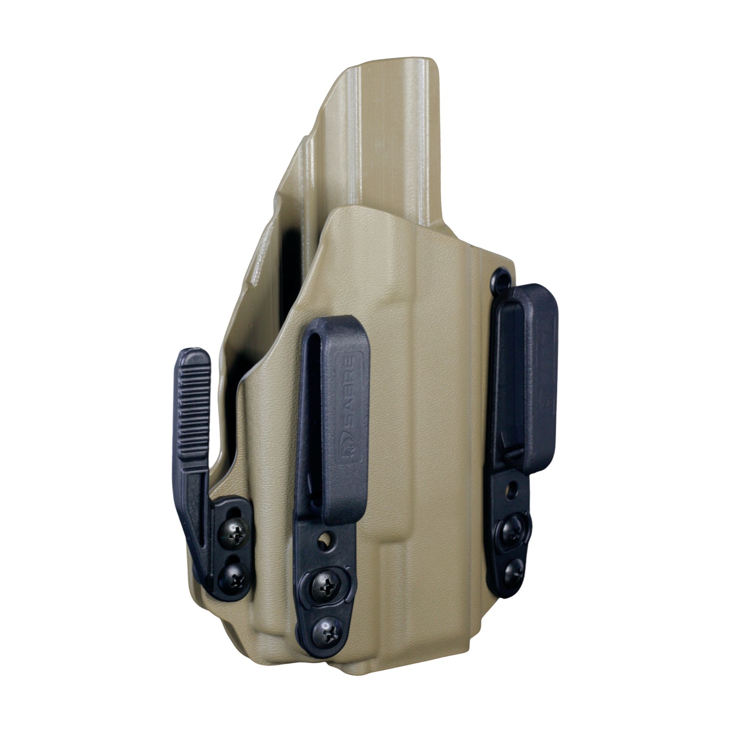 Coldre Kydex IWB - Torsion Com Lanterna Cor: Bege