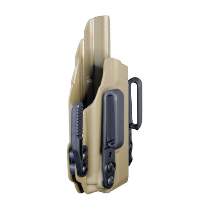 Coldre Kydex IWB - Torsion Com Lanterna Cor: Bege