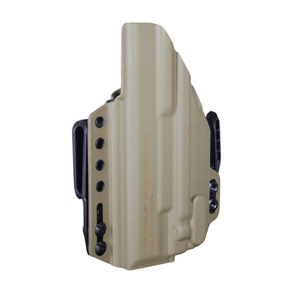 Coldre Kydex IWB - Torsion Com Lanterna Cor: Bege