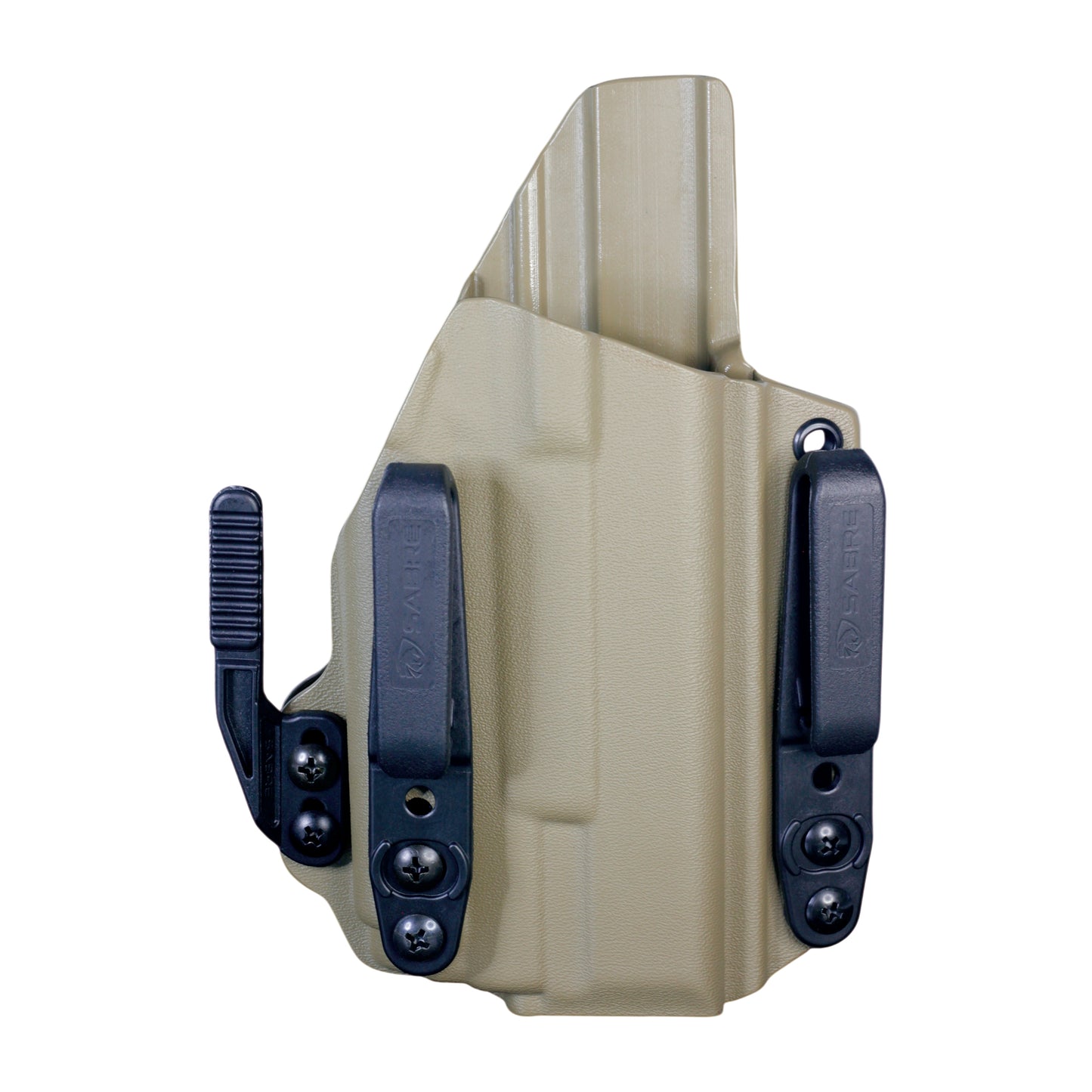 Coldre Kydex IWB - Torsion Com Lanterna Cor: Bege