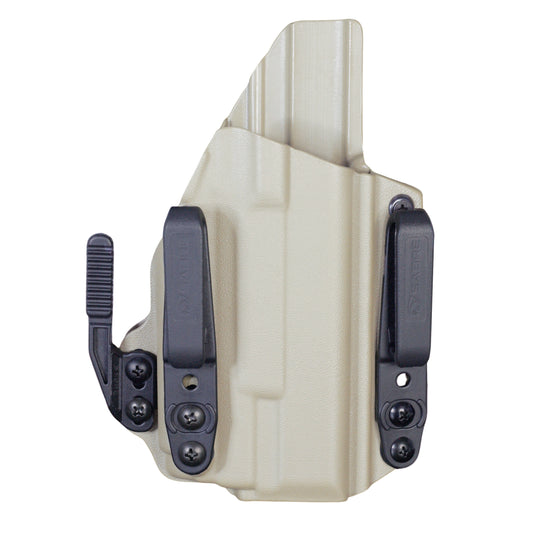 Coldre Kydex IWB - Torsion Com Lanterna Cor: Bege