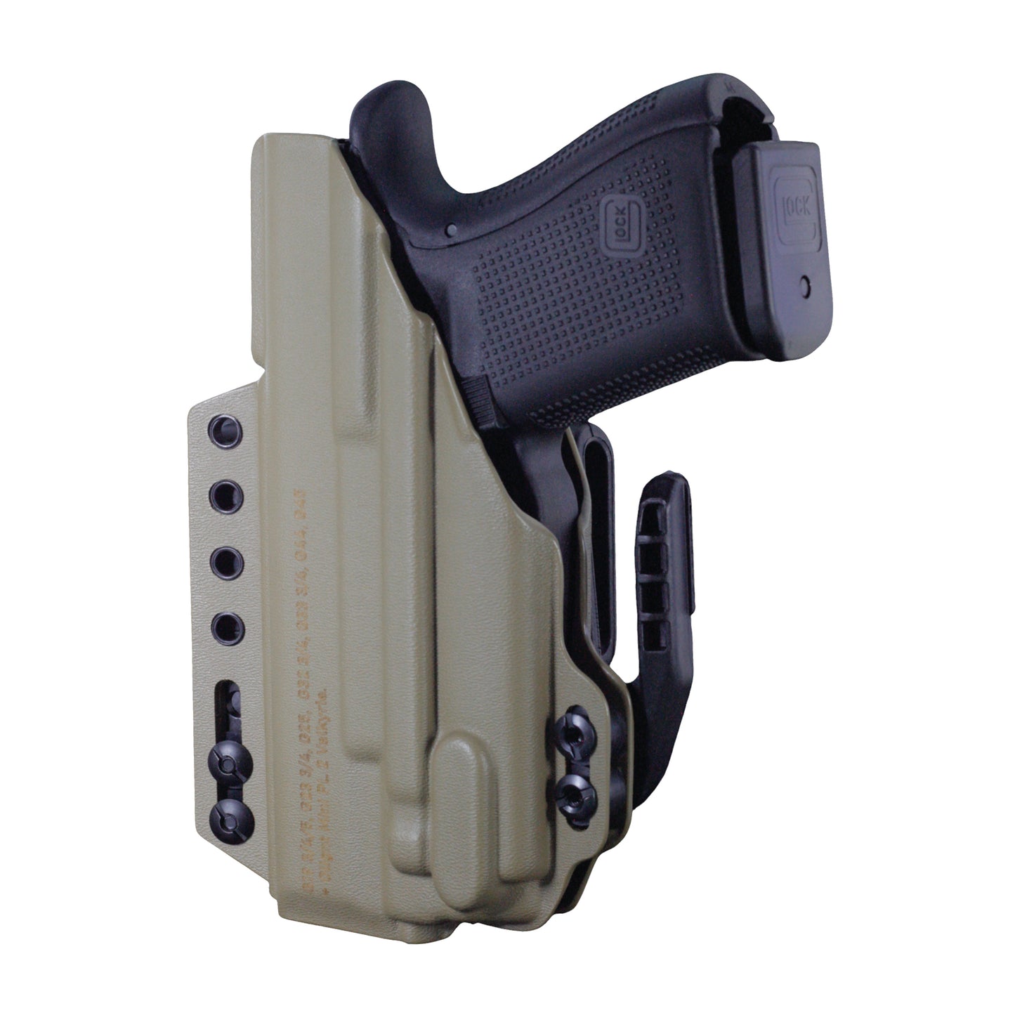 Coldre Kydex IWB - Torsion Com Lanterna Cor: Bege